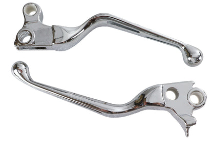 Chrome Slotted Hand Lever Set