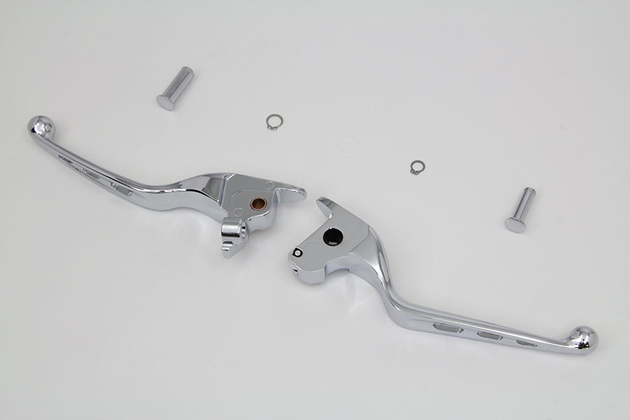 Chrome Drilled Hand Lever Set