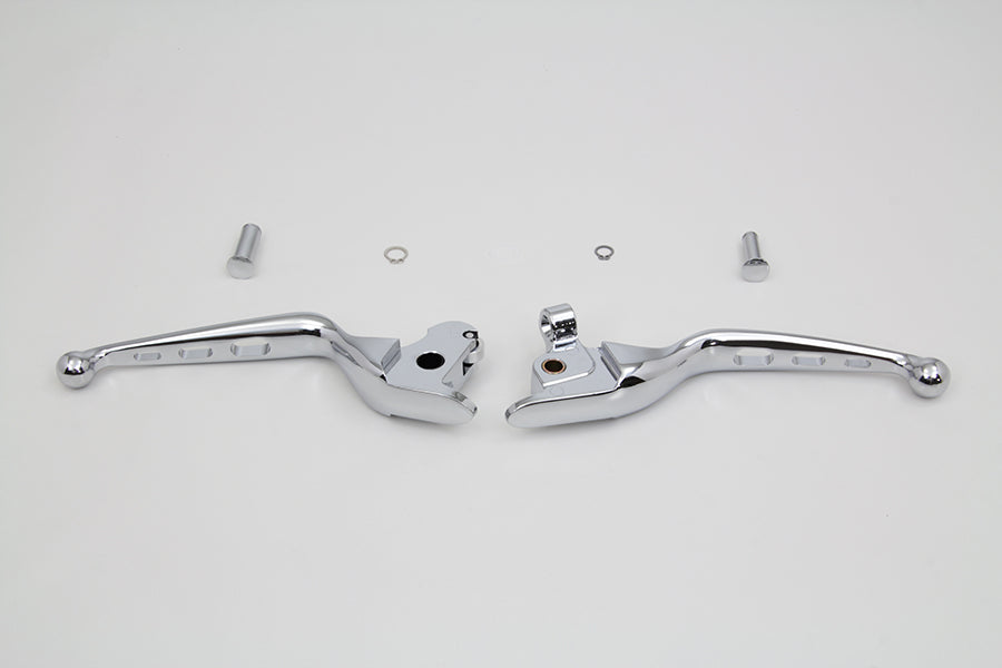 Chrome Drilled Hand Lever Set