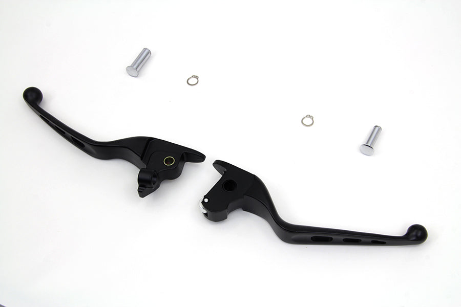 Black Drilled Hand Lever Set