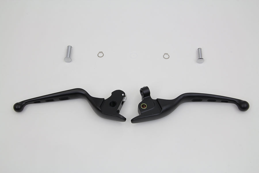 Black Drilled Hand Lever Set