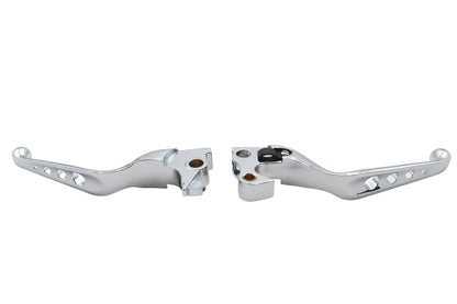 Chrome Drilled Hand Lever Set