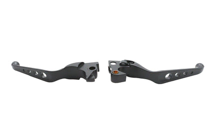 Black Drilled Hand Lever Set