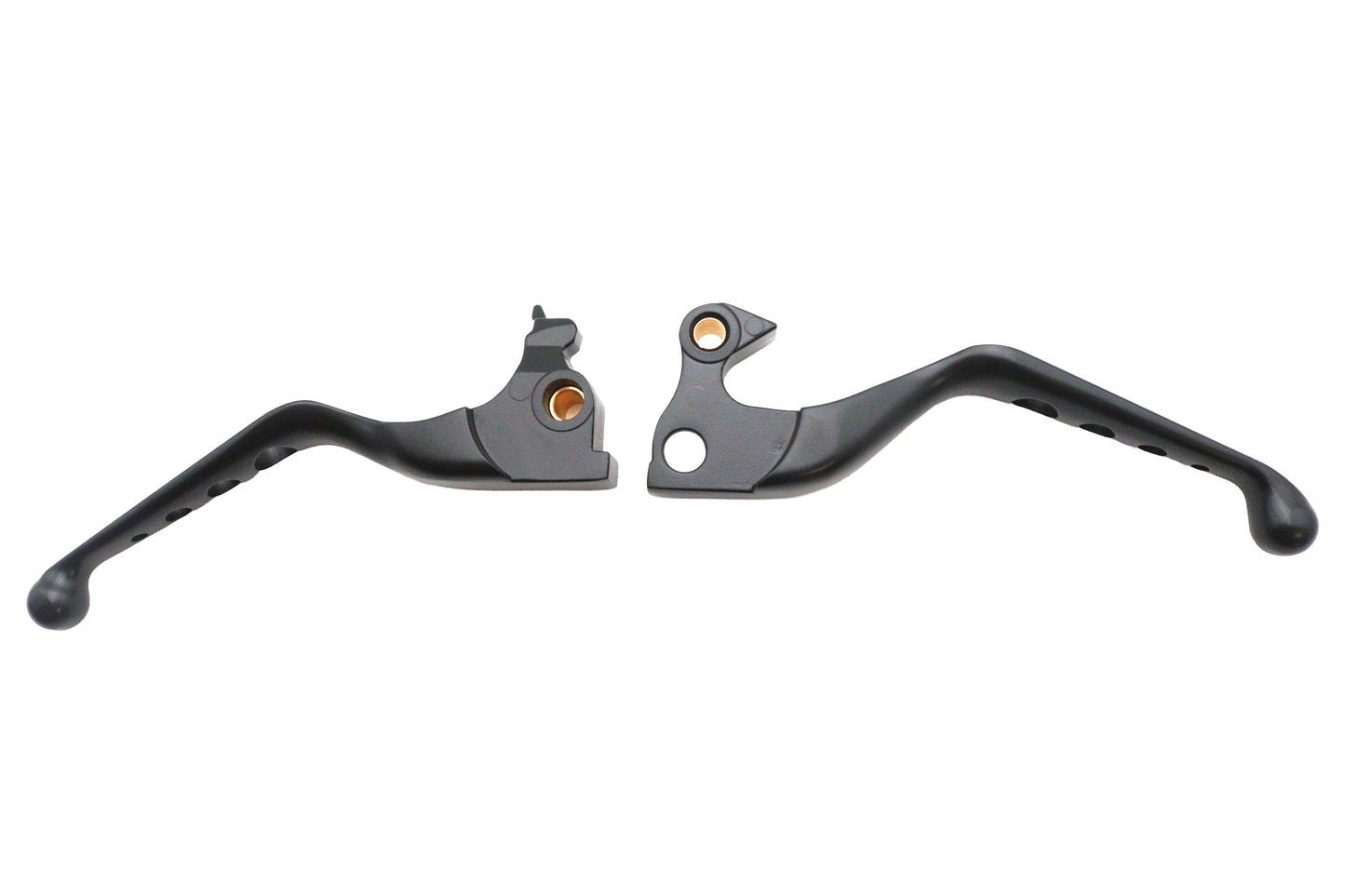 Black Drilled Hand Lever Set