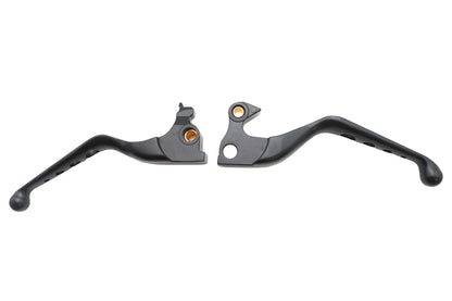 Black Drilled Hand Lever Set