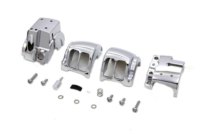 Handlebar Control Switch Housing Kit Chrome