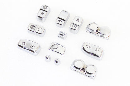 Handlebar Switch Cap Set Chrome