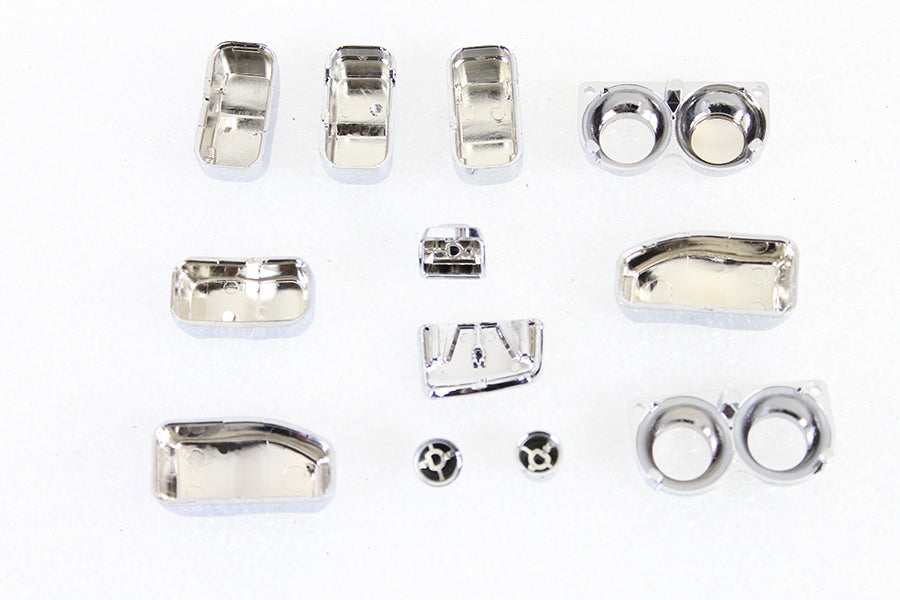 Handlebar Switch Cap Set Chrome