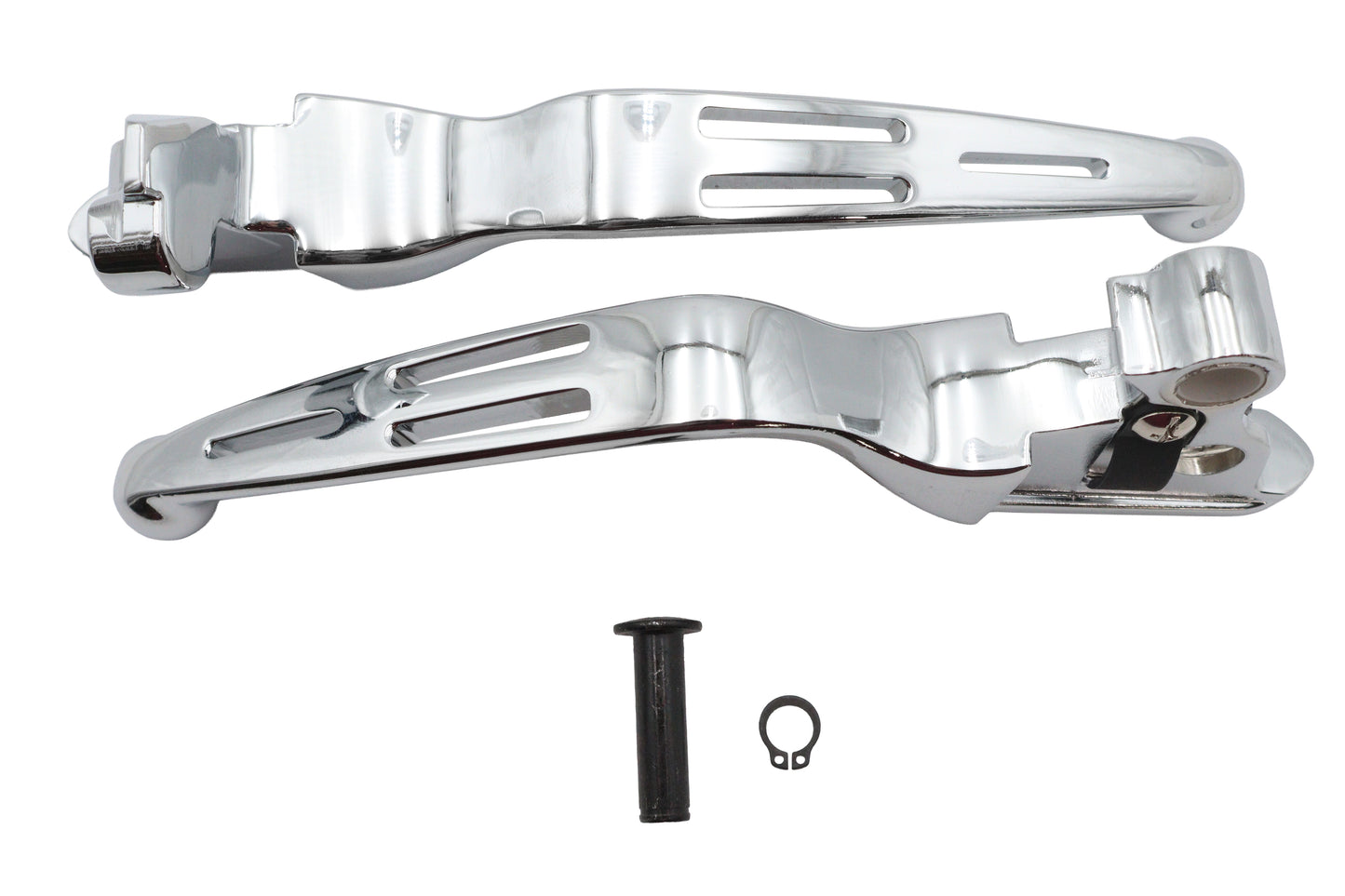 Chrome Slotted Hand Lever Set