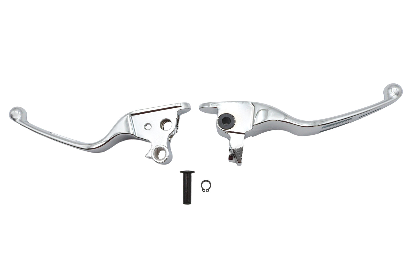 Chrome Slotted Hand Lever Set