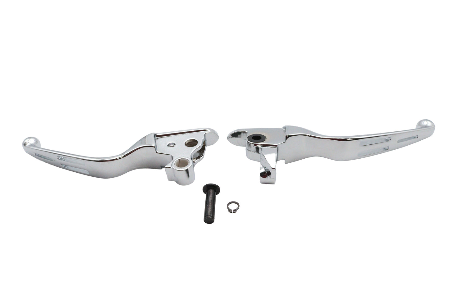 Chrome Slotted Hand Lever Set