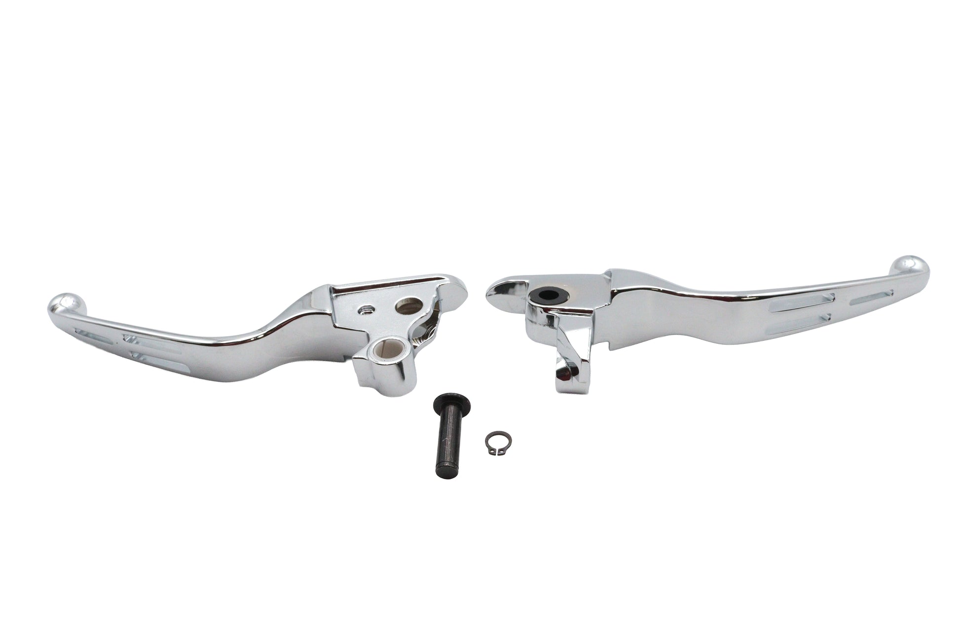 Chrome Slotted Hand Lever Set