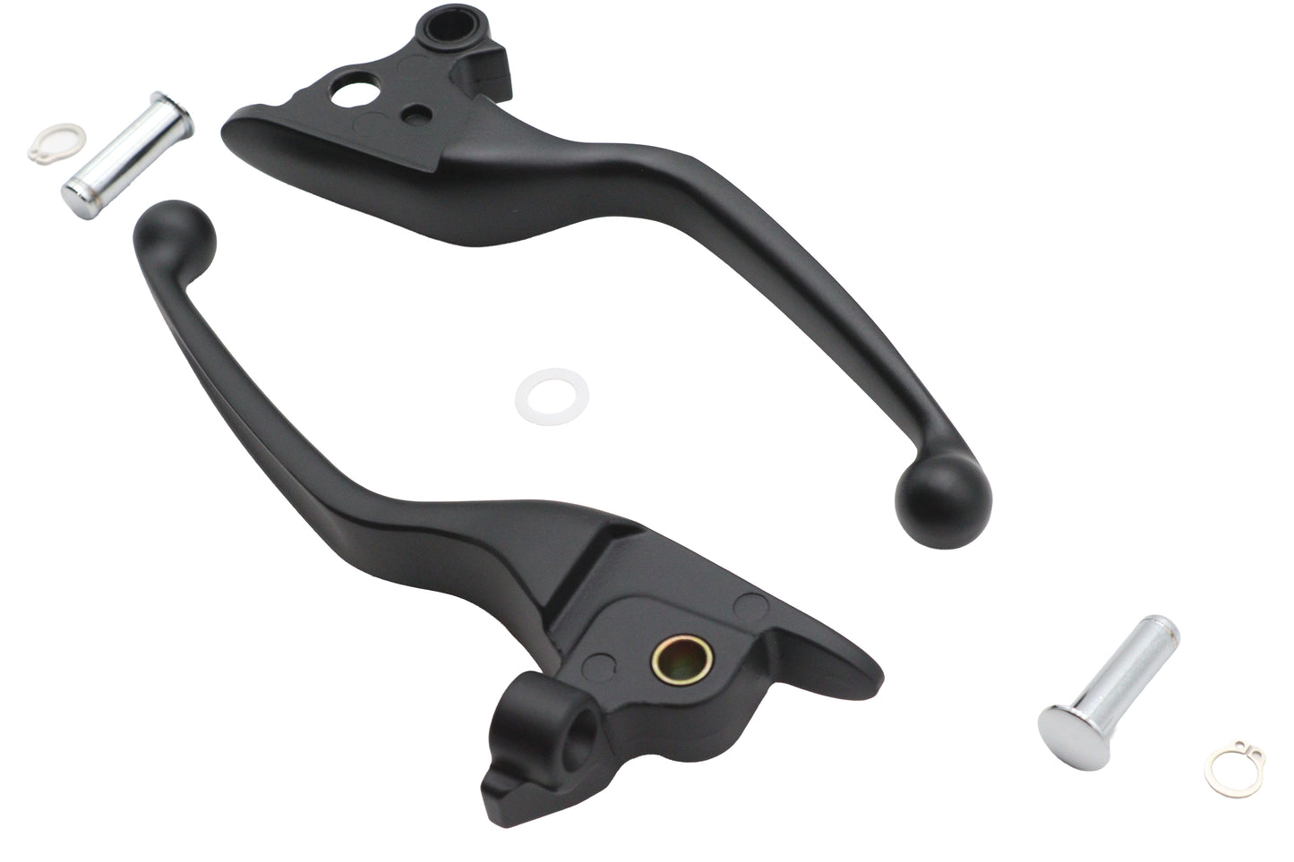 Black Narrow Smooth Contour Hand Lever Set