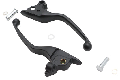 Black Narrow Smooth Contour Hand Lever Set