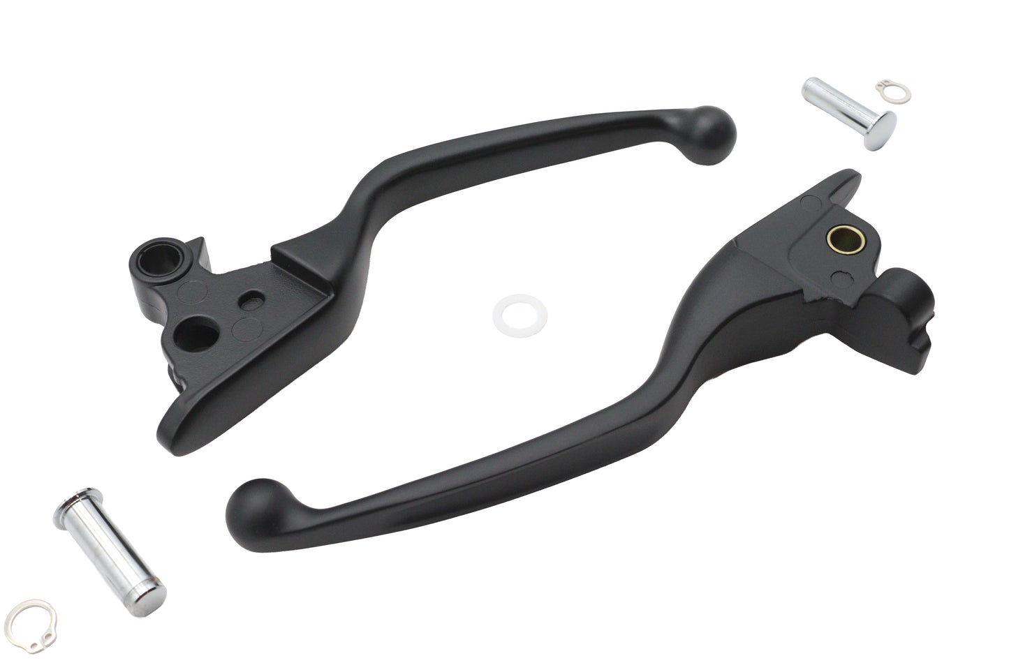 Black Narrow Smooth Contour Hand Lever Set