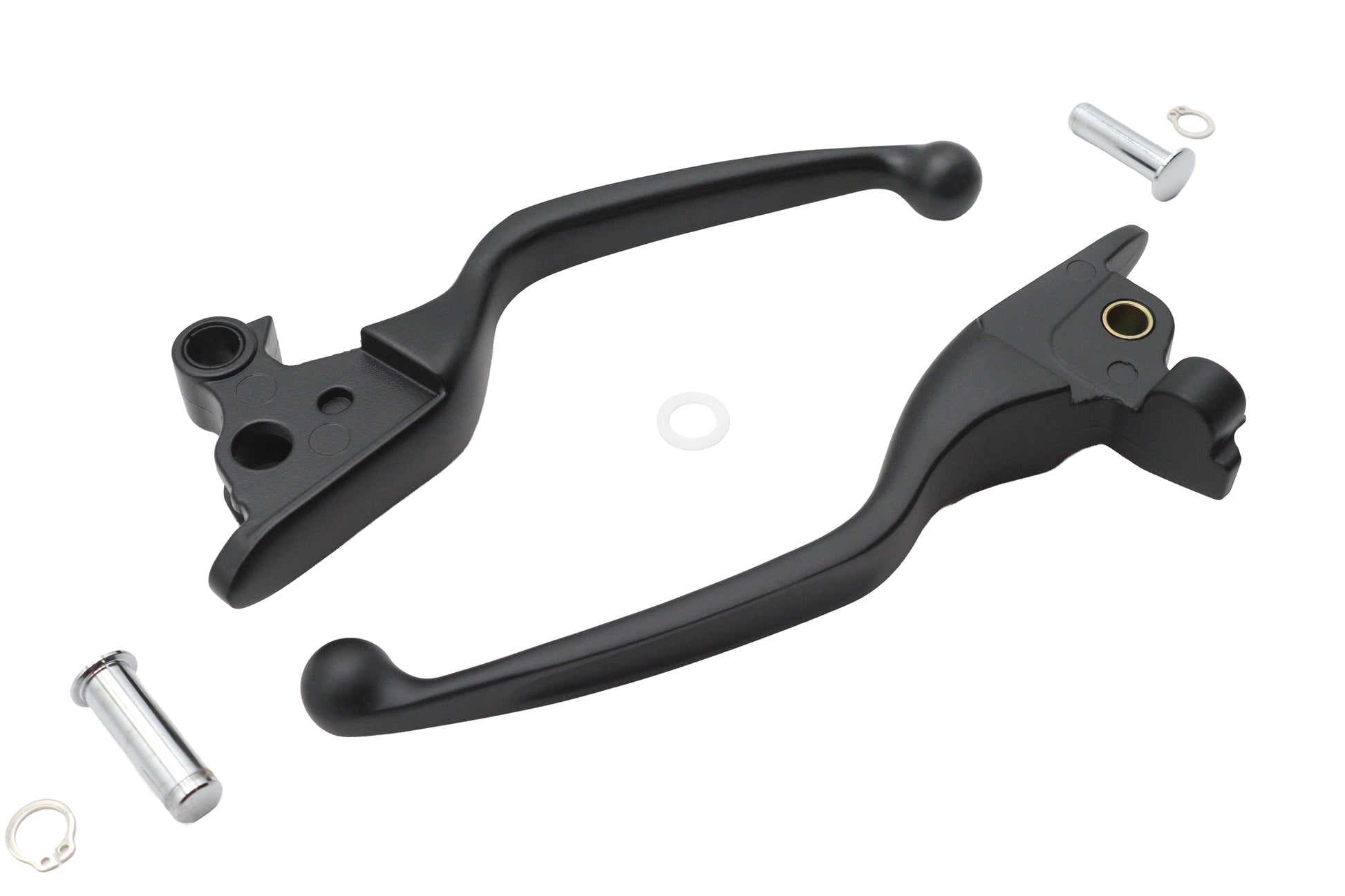 Black Narrow Smooth Contour Hand Lever Set