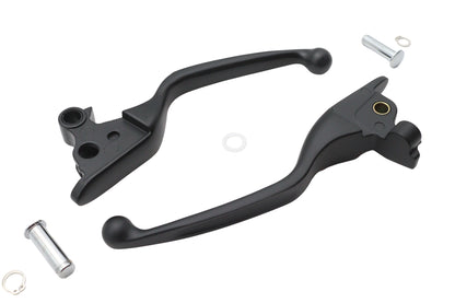Black Narrow Smooth Contour Hand Lever Set