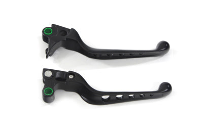 Black Drilled Hand Lever Set