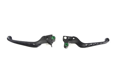 Black Drilled Hand Lever Set