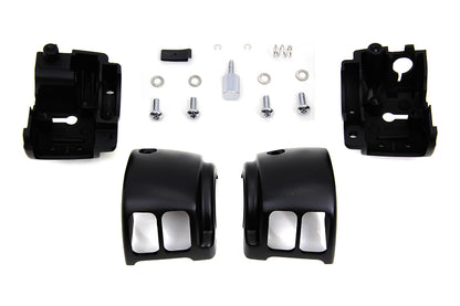 Handlebar Control Switch Housing Kit Black