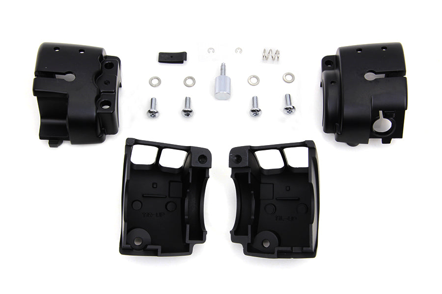 Handlebar Control Switch Housing Kit Black