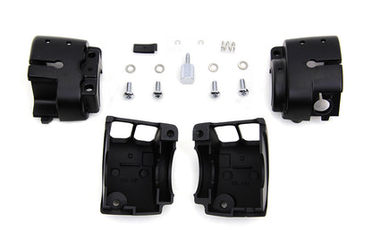 Handlebar Control Switch Housing Kit Black