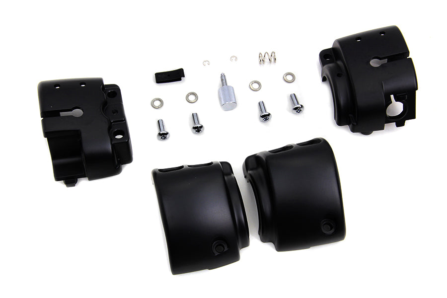 Handlebar Control Switch Housing Kit Black