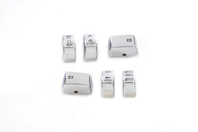 Handlebar Switch Cap Set Chrome