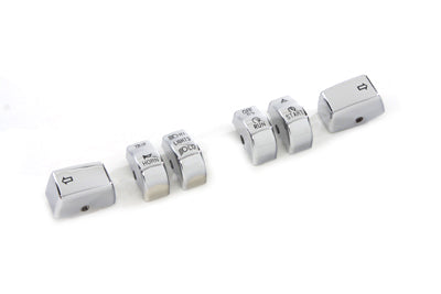 Handlebar Switch Cap Set Chrome