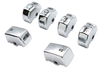 Handlebar Switch Cap Set Chrome