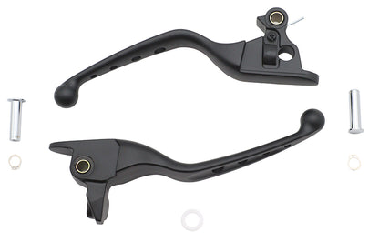 4 Hole Hand Lever Set Black
