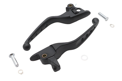 4 Hole Hand Lever Set Black