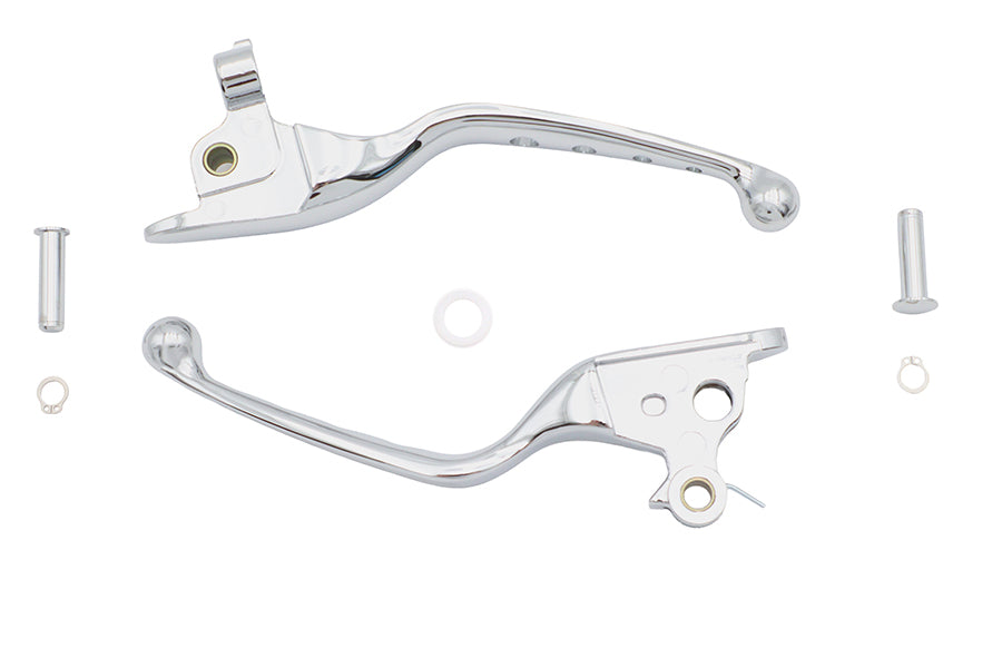 4 Hole Hand Lever Set Chrome