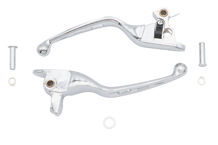 3 Slot Hand Lever Set Chrome