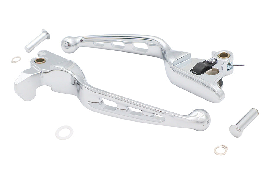 3 Slot Hand Lever Set Chrome