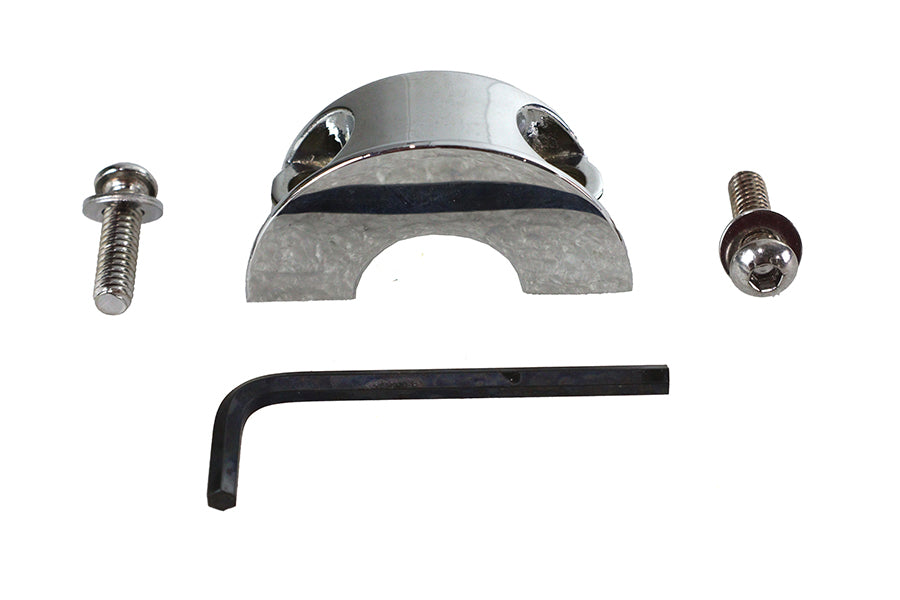 Handlebar Master Cylinder Clamp Chrome