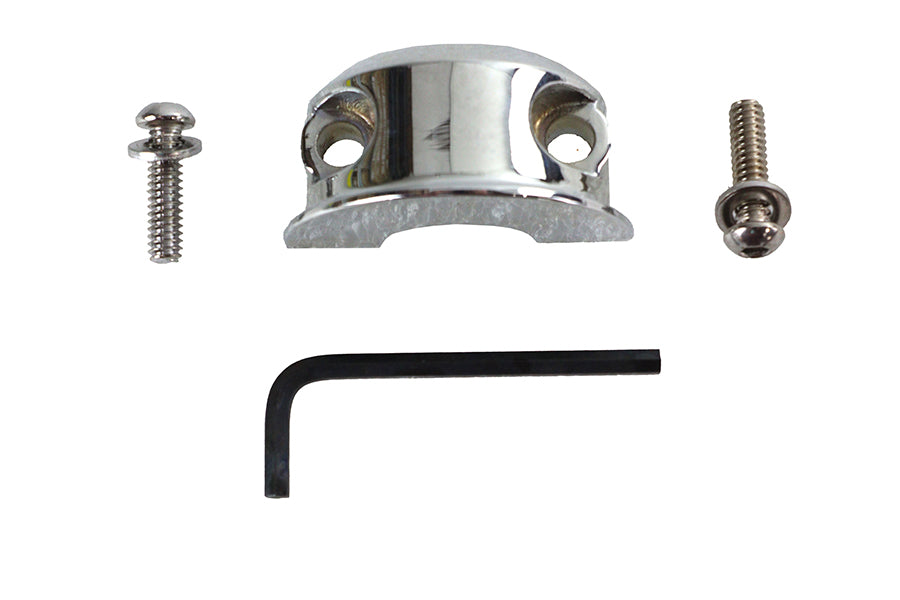 Handlebar Master Cylinder Clamp Chrome
