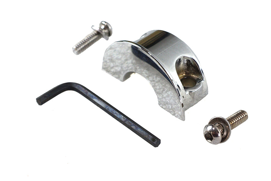 Handlebar Master Cylinder Clamp Chrome