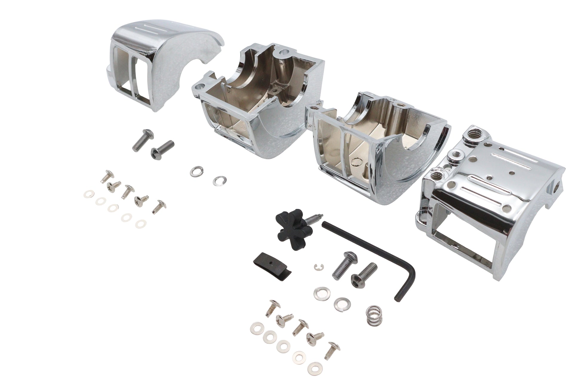 Handlebar Switch Housing Chrome