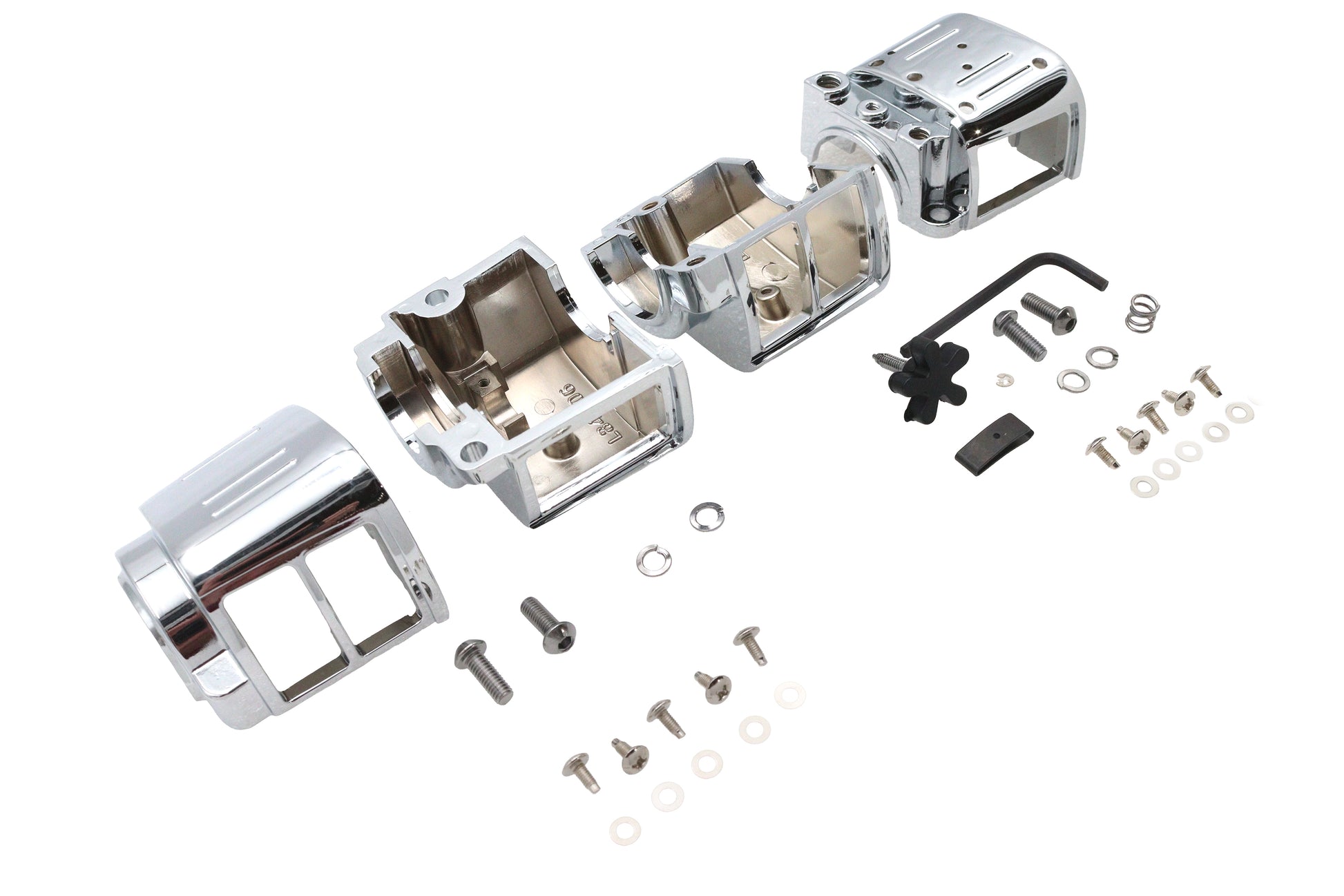 Handlebar Switch Housing Chrome