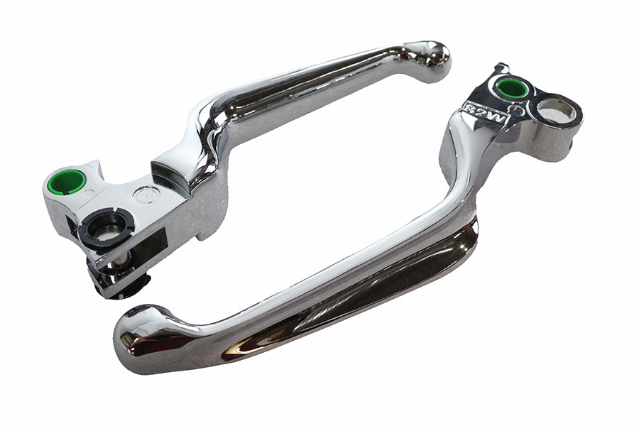 Chrome Contour Hand Lever Set