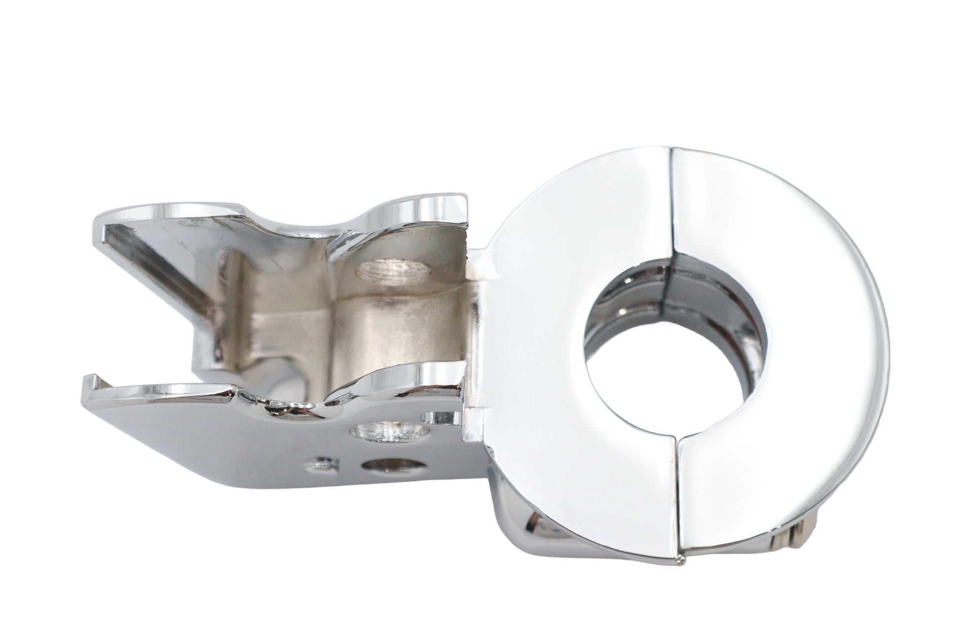 Clutch Hand Lever Bracket with Clamp Chrome
