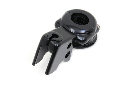 Clutch Hand Lever Bracket with Clamp Black