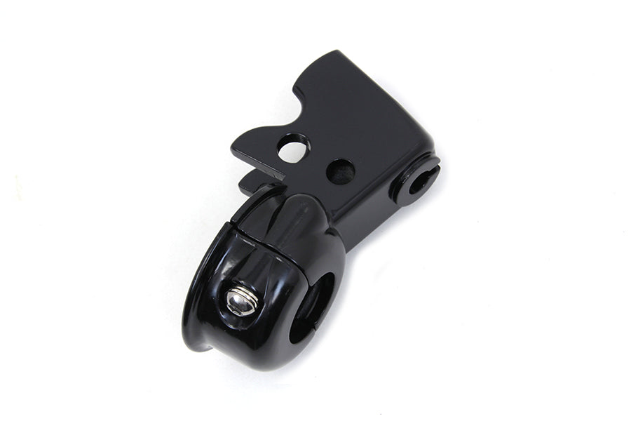 Clutch Hand Lever Bracket with Clamp Black