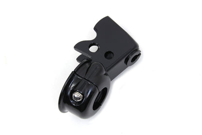 Clutch Hand Lever Bracket with Clamp Black