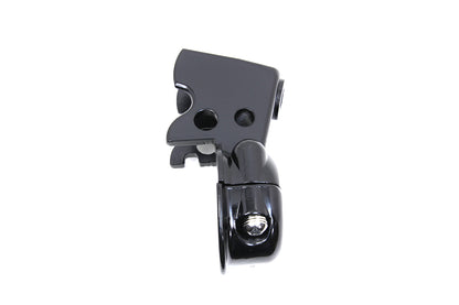 Clutch Hand Lever Bracket with Clamp Black