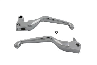 Chrome Smooth Hand Lever Set