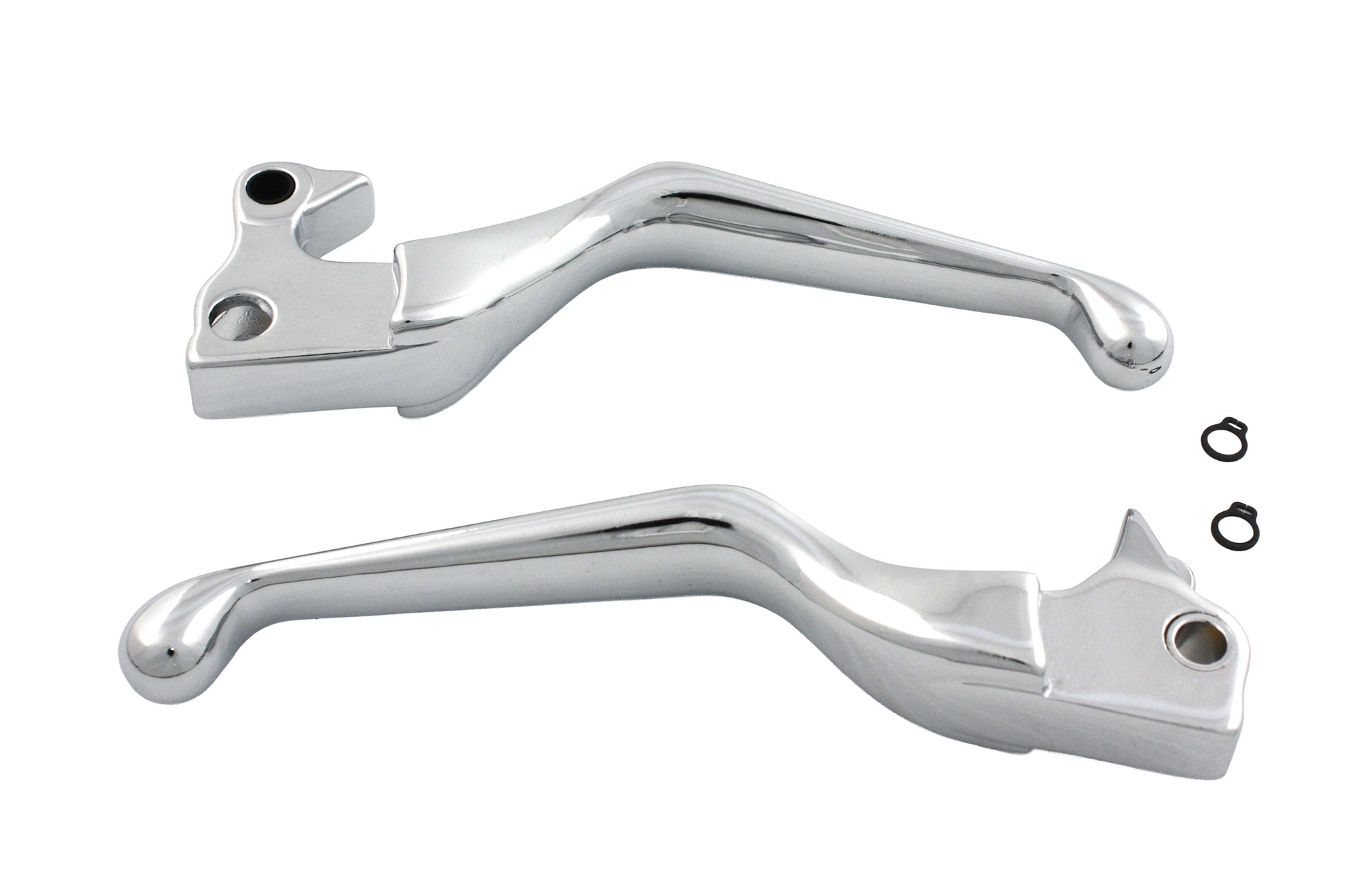 Chrome V-Cut Hand Lever Set