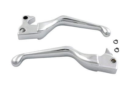 Chrome V-Cut Hand Lever Set