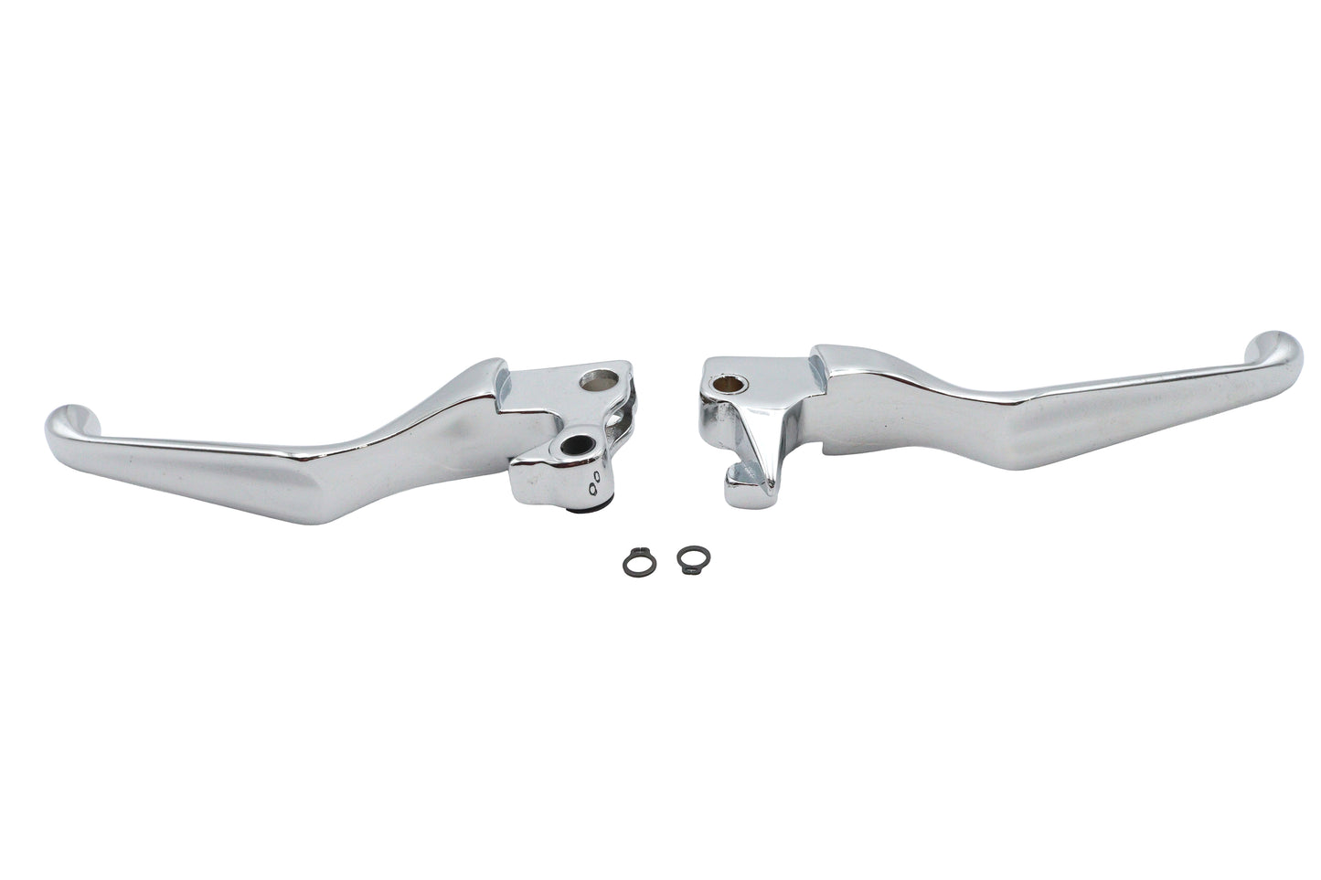 Chrome V-Cut Hand Lever Set